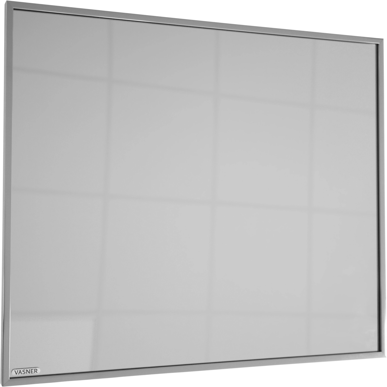 Vasner Spiegel-Infrarotheizung Zipris S 400 W 60 cm x 70 cm Titanrahmen von Vasner