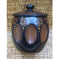 Vintage Handbemalt Volkskunst Deutsche Steinzeug Keramik Tabak Oder Küchespeicher Jar Vintage Handbemalt Volkskunst Deutsche Steinzeug Keramik Tabak Oder Küchespeicher Jar von VastVintageVisions