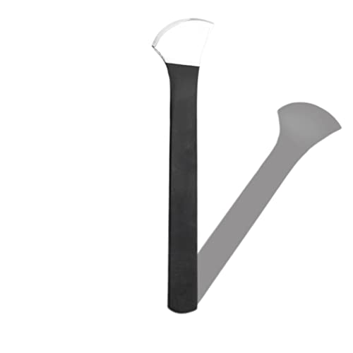 Runde Kante Leder Craft Schneidmesser, Leder Schneidmesser, Schwarz Leder Skiving Messer für Lederarbeiten von Vastsea