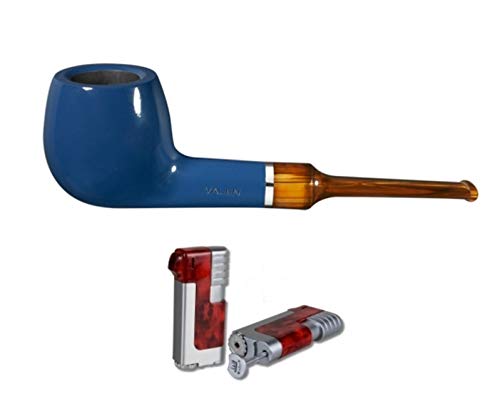 Vauen Pfeife Azzurro 1566+ Necuma Pfeifenfeuerzeug von Vauen / Necuma