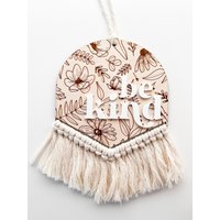 Sei Freundlich Makramee Zeichen | Floral, Boho von VaultAndTerra