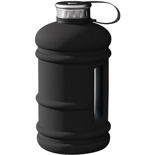 Vaupan 2,2 l Wasserflasche, 2,2 l, großer Wasserkrug, BPA-frei, PETG-Kunststoff, wiederverwendbarer Getränkebehälter mit Griff, breite Öffnung, auslaufsicher, großer Sportkrug für Fitnessstudio, Vaupan 2,2 l Wasserflasche, 2,2 l, großer Wasserkrug, BPA-frei, PETG-Kunststoff, wiederverwendbarer Getränkebehälter mit Griff, breite Öffnung, auslaufsicher, großer Sportkrug für Fitnessstudio, von Vaupan