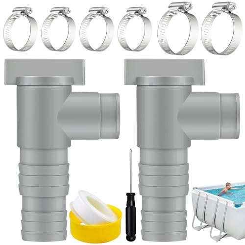 Vautvis Absperrhahn Pool 32mm, Pool Absperrhahn, Poolschlauch Adapter 32 Auf 38, Pool Anschlussset 32mm Pool Absperrhähne, 6X Schlauchschellen 27-52mm, Pool Verbindungssatz, PVC Wartungs Zubehör Vautvis Absperrhahn Pool 32mm, Pool Absperrhahn, Poolschlauch Adapter 32 Auf 38, Pool Anschlussset 32mm Pool Absperrhähne, 6X Schlauchschellen 27-52mm, Pool Verbindungssatz, PVC Wartungs Zubehör von Vautvis