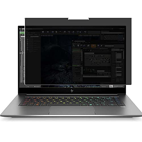 Vaxson Anti Spy Schutzfolie, kompatibel mit HP ZBook Studio 15 G8 Touch 15.6" Laptop, Displayschutzfolie Privatsphäre Schützen Bildschirmschutz [nicht Panzerglas Hülle Case ] von Vaxson