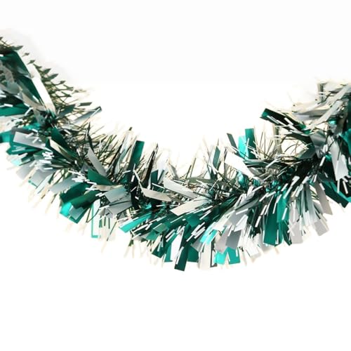 10 Stück Weihnachtsgirlande Lametta 9cm x 2m Bunte Glitzer Girlande Weihnachten Weihnachtsbaum Lametta Girlande Tinsel Garland Weihnachtsdeko Baumschmuck Christbaumschmuck,Bunt A 10 Stück Weihnachtsgirlande Lametta 9cm x 2m Bunte Glitzer Girlande Weihnachten Weihnachtsbaum Lametta Girlande Tinsel Garland Weihnachtsdeko Baumschmuck Christbaumschmuck,Bunt A von Vayliro