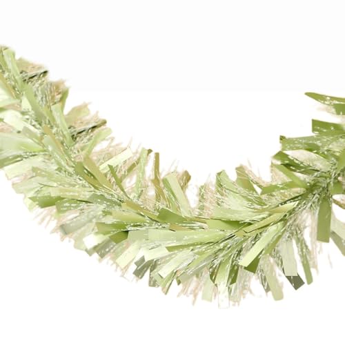 3 Stück Weihnachtsgirlande Lametta 9cm x 2m Bunte Glitzer Girlande Weihnachten Weihnachtsbaum Lametta Girlande Tinsel Garland Weihnachtsdeko Baumschmuck Christbaumschmuck,Grün B 3 Stück Weihnachtsgirlande Lametta 9cm x 2m Bunte Glitzer Girlande Weihnachten Weihnachtsbaum Lametta Girlande Tinsel Garland Weihnachtsdeko Baumschmuck Christbaumschmuck,Grün B von Vayliro