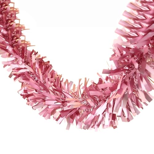 5 Stück Weihnachtsgirlande Lametta 9cm x 2m Bunte Glitzer Girlande Weihnachten Weihnachtsbaum Lametta Girlande Tinsel Garland Weihnachtsdeko Baumschmuck Christbaumschmuck,Rosa A 5 Stück Weihnachtsgirlande Lametta 9cm x 2m Bunte Glitzer Girlande Weihnachten Weihnachtsbaum Lametta Girlande Tinsel Garland Weihnachtsdeko Baumschmuck Christbaumschmuck,Rosa A von Vayliro