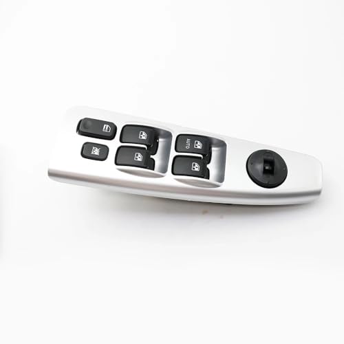 Fensterheber Schalter 93570-2F200 Für Kia Für Cerato Elektrische Fensterheber Master Control Schalter(Silber) von Vbbrswaad