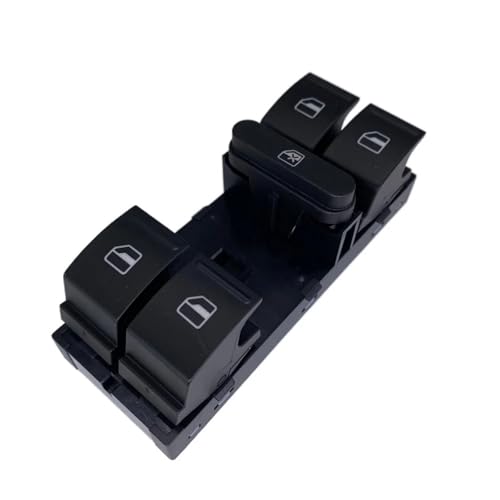 Fensterheber Schalter Für Skoda Für Fabia Für Octavia II Combi Fließheck Für Yeti 1Z0959858B Beifahrer Fahrer Elektrische Fensterheber Schalter Glas Heber Taste(Driver Side) von Vbbrswaad