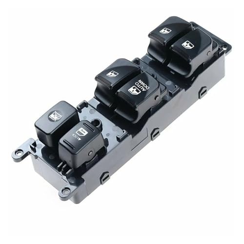 Fensterheberschalter Für Hyundai Für Accent 2007 2008 2009 2010 93570-1E110 Elektrische Power Master Fenster Schalter Heber Glas Control Taste Elektrischer Fensterheber Schalter(Master) von Vbbrswaad
