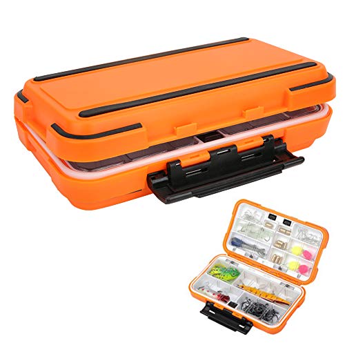 Wasserdichter Angel-Tackle-Box-Organizer, Köderhaken Aufbewahrungskoffer Eingebauter Schiebeschalter(L.) von VBESTLIFE