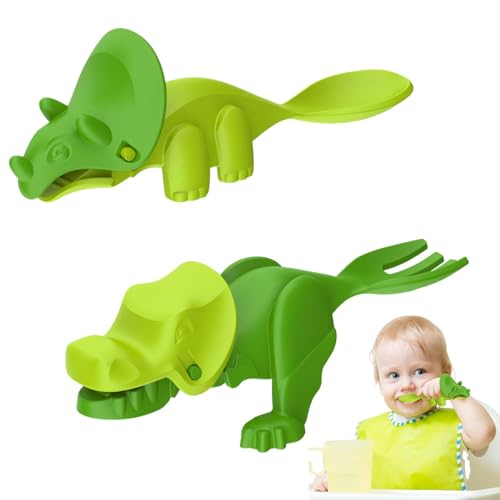 Vbnuyhim -Geschirr-Set, Gabel- und Löffel-Set für Kinder - Komplettes Besteckset mit Löffeln und Gabeln | Tragbares Kinder-Fütterungslöffel- und Gabel-Set, niedliches von Vbnuyhim
