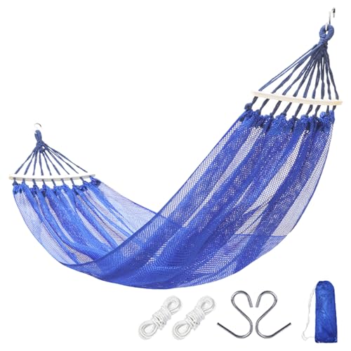 Vbnuyhim Ice Silk Hängematte Schaukel - Atmungsaktive Netz-Hängematte | Tragbares Schaukelbett, kühlender Komfort Camping Zubehör für Hinterhof, Outdoor Terrasse von Vbnuyhim