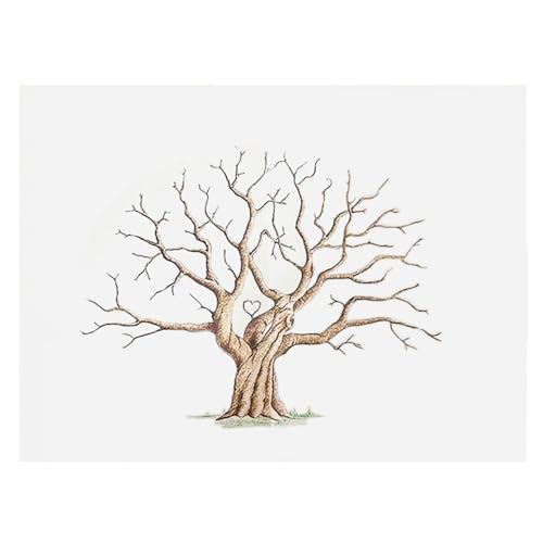 Vbnuyhim Leinwand Hochzeit Fingerabdruck Personalisiert Hochzeitsbaum Hochzeit Gästebuch Mal Anders Alternative Personalisierte Leinwand Zur Kommunion Als Gästebuch - Fingerabdruck von Vbnuyhim