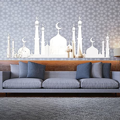 Vcnhln Schlafzimmer Dekoration Renovierung Spiegel Wandaufkleber Arabian Islam Home Decoration 42x102cm von Vcnhln