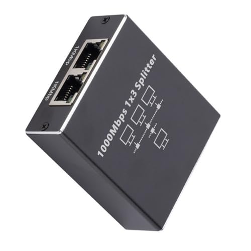 1 in 2 3 4 Out 1000Mbps Internet Netzwerkadapter mit RJ45 Ausgängen Gigabit Splitter für PC von Vdaxvme