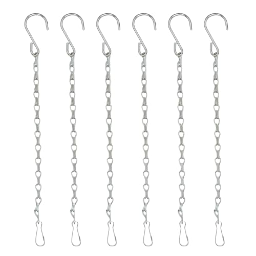 6pcs Hängende Korbketten Blumenkorb Pflanzer Töpfe Ersatzkette Windchime Hanging Haken Einfach Zu Installieren Blumenkette 6pcs Hängende Korbketten Blumenkorb Pflanzer Töpfe Ersatzkette Windchime Hanging Haken Einfach Zu Installieren Blumenkette von Vdaxvme