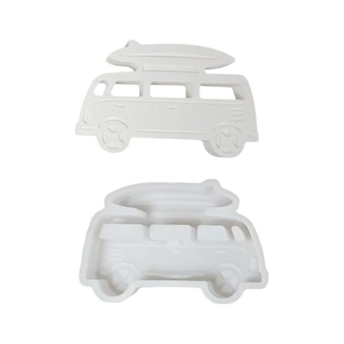 Campingauto Silikonform Campingbus Kerze Formen Oramentformen Pflaster Guss Epoxidharz Gussbuskerde Auto Silikonform Orament von Vdaxvme