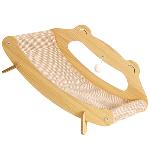 Creative Kittens Spielunterlage Kratznest für Kätzchen, bequemes Bett, großes Bett, Kratzbett, Holz, Katzen-Plattform mit Pfosten Creative Kittens Spielunterlage Kratznest für Kätzchen, bequemes Bett, großes Bett, Kratzbett, Holz, Katzen-Plattform mit Pfosten von Vdaxvme