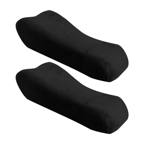 Ergonomische Armlehnenpolsterkissen Mit Dickem Atmungsaktivem Handgelenk Und Ellbogen Für Büroschreiber Computerstühle (2-Pack) Bürokabletten Armlehnenpolster Mit Ergonomischen Designs von Vdaxvme