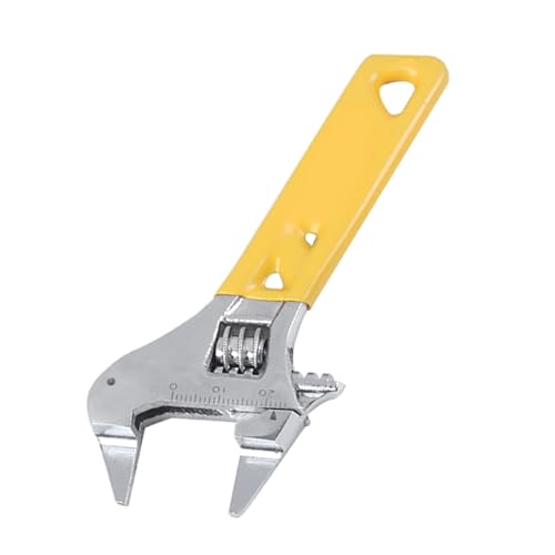 Ergonomischer verstellbarer Schraubenschlüssel, rutschfester Gummigriff, Stahlschlüssel für professionelle Techniker für begrenzten Platz, verstellbarer Schraubenschlüssel aus Stahl Ergonomischer verstellbarer Schraubenschlüssel, rutschfester Gummigriff, Stahlschlüssel für professionelle Techniker für begrenzten Platz, verstellbarer Schraubenschlüssel aus Stahl von Vdaxvme