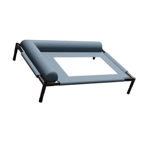 Erhöhtes Haustierbett mit Kissen, Kau-Design, atmungsaktives Netz, waschbare Bezüge, Hundebett-Hängematte, für drinnen und draußen, Hundebett mit abnehmbarem, waschbarem Bezug Erhöhtes Haustierbett mit Kissen, Kau-Design, atmungsaktives Netz, waschbare Bezüge, Hundebett-Hängematte, für drinnen und draußen, Hundebett mit abnehmbarem, waschbarem Bezug von Vdaxvme