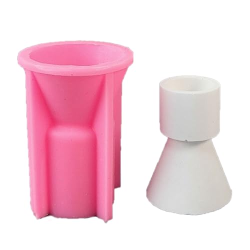 Europäische Kerzenform Geometrische Kerzenhalter Formen Einzigartige Silikonform Gipsharz Bastelform Hochzeit Dekors Europäischer Kerzenhalter Schimmel von Vdaxvme