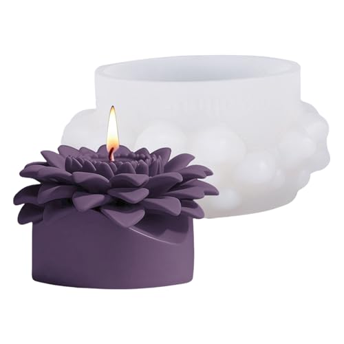 Geprägte Blumen-Zylinder-Silikonformen für Epoxidharz, handgefertigte Seifenherstellung, Gipsdekoration, blumenförmige Formen Geprägte Blumen-Zylinder-Silikonformen für Epoxidharz, handgefertigte Seifenherstellung, Gipsdekoration, blumenförmige Formen von Vdaxvme
