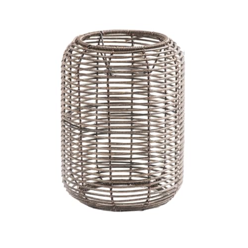 Handgewebter Kronleuchter, Hängeleuchte, Rattanoptik von Vdaxvme