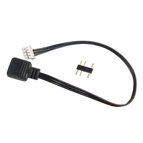 Kleiner 4-poliger / 6-poliger auf 5-V-ARGB-3-poliger Lüfter-Controller-Adapterkabel für 5 V dreipolig auf 4-polig/6-poligen Controller-Adapter Kleiner 4-poliger / 6-poliger auf 5-V-ARGB-3-poliger Lüfter-Controller-Adapterkabel für 5 V dreipolig auf 4-polig/6-poligen Controller-Adapter von Vdaxvme