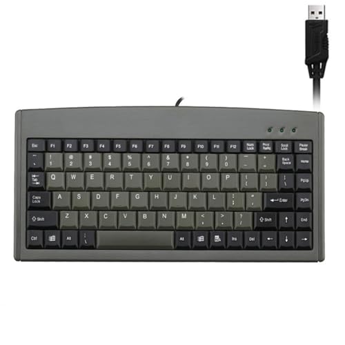 Kompaktes ergonomisches USB-Tastatur-Design mit 88 Tasten für Büro-Industrieanwendungen bei USB U+P optional Kompaktes ergonomisches USB-Tastatur-Design mit 88 Tasten für Büro-Industrieanwendungen bei USB U+P optional von Vdaxvme