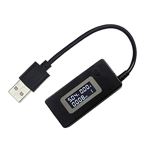 LCD USB Stromprüfer USB Volatage Ampere Leistungsmesser Multimeter Batterie Voltmeter Amperemeter Tragbar von Vdaxvme