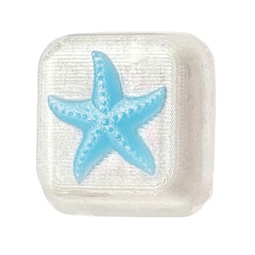 Mechanische Tastaturen, Seesterne, Kleber, Kunstharz-Tastenkappen, individuelle Ozean-Stile, durchscheinende Tastenkappe von Vdaxvme