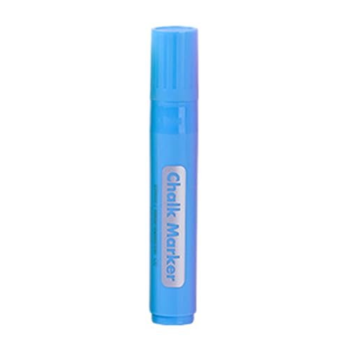 Nachfüllbarer farbiger Kreidestift, 15 mm, quadratische Spitze, waschbar, Glasmarker, Stift für Kinder, zum Schreiben von Kritzeln auf Tafel, löschbarer Marker von Vdaxvme