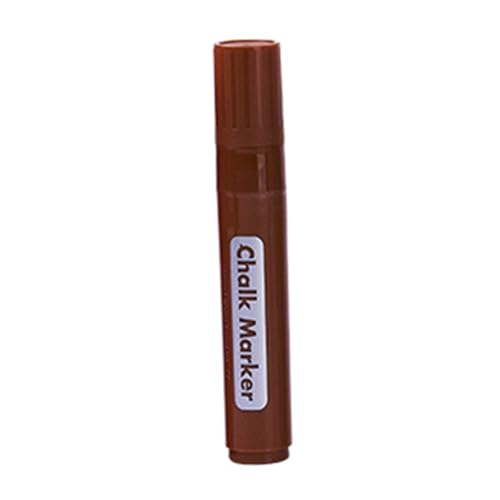 Nachfüllbarer farbiger Kreidestift, 15 mm, quadratische Spitze, waschbar, Glasmarker, Stift für Kinder, zum Schreiben von Kritzeln auf Tafel, löschbarer Marker von Vdaxvme