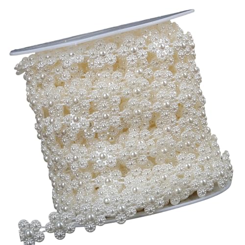 Perlenperlen Stringkette Garland 13mm Künstliche Perlen Draht Perlen Girlande String Für Hochzeitshäuserdekoration von Vdaxvme