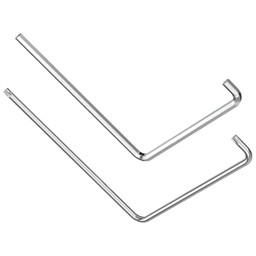 Sechskant-Schraubenschlüssel, gebogener Innensechseckschlüssel, Stahl, Fensterversteller, Werkzeug zur Anpassung, dauerhafter robuster Einsteller, 2 Stück Sechskant-Schraubenschlüssel, gebogener Innensechseckschlüssel, Stahl, Fensterversteller, Werkzeug zur Anpassung, dauerhafter robuster Einsteller, 2 Stück von Vdaxvme