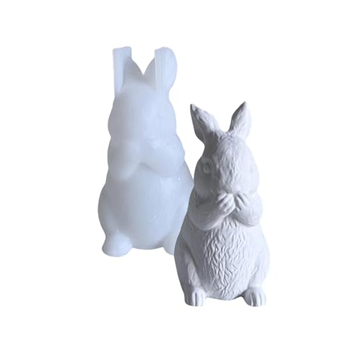 Silikon Osterkaninchen Handwerksform Wiederverwendbares Silikon Display Figurenform Zur Herstellung Von Osterkaninchen Ornamente von Vdaxvme
