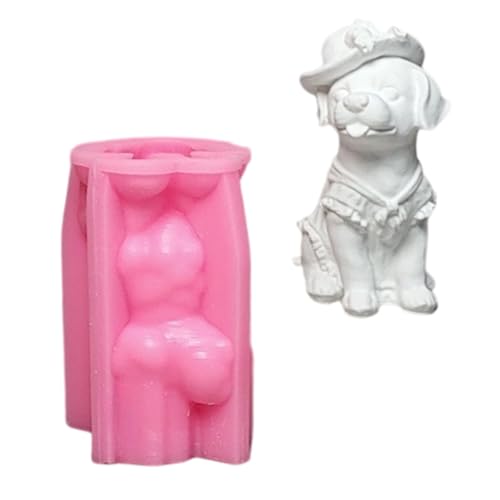 Silikonform Tierische Formen Handgefertigte Ornamentsformen 3D Hund Mit Epoxidharzformen Plastern Formen Gussformen von Vdaxvme