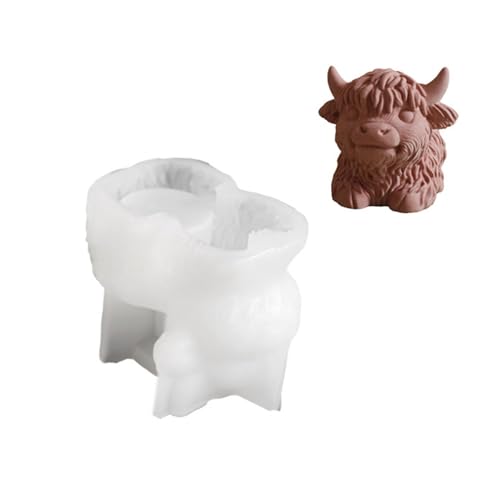 Silikonform mit Rinderkopf für Seife, Epoxidharz, einfaches Entformen, Heimdekoration, Statue, Figur, lebensmittelechte Silikonformen Silikonform mit Rinderkopf für Seife, Epoxidharz, einfaches Entformen, Heimdekoration, Statue, Figur, lebensmittelechte Silikonformen von Vdaxvme