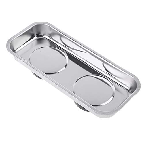 Tablett Edelstahl Magnet Werkzeugablage Teile Halter für Schrauben Buchsen Bolzen Stifte S & Automotive Part Disk von Vdaxvme