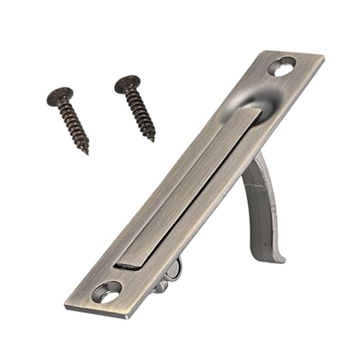 Türbeschläge aus gebürstetem Silber, langlebig, Zinc-Legierung, bündige Kanten, Griffe, einfache Installation, Dicke, Taschentürgriff Türbeschläge aus gebürstetem Silber, langlebig, Zinc-Legierung, bündige Kanten, Griffe, einfache Installation, Dicke, Taschentürgriff von Vdaxvme