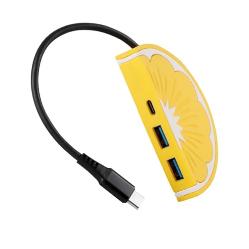 USB C Steckdose Typ C Stecker auf 2 x USB 3.0 + Typ C Steckdosenleisten Ladeadapter Station Splitter für Tablets Laptop von Vdaxvme