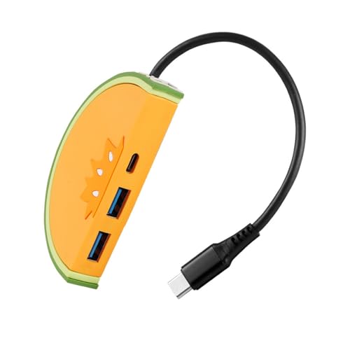 USB C Steckdose Typ C Stecker auf 2 x USB 3.0 + Typ C Steckdosenleisten Ladeadapter Station Splitter für Tablets Laptop von Vdaxvme
