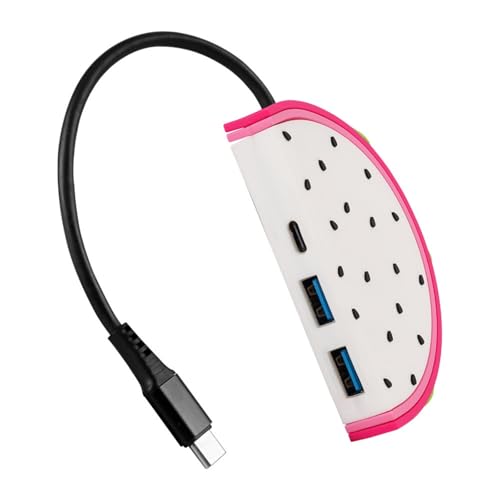 USB C Steckdose Typ C Stecker auf 2 x USB 3.0 + Typ C Steckdosenleisten Ladeadapter Station Splitter für Tablets Laptop von Vdaxvme