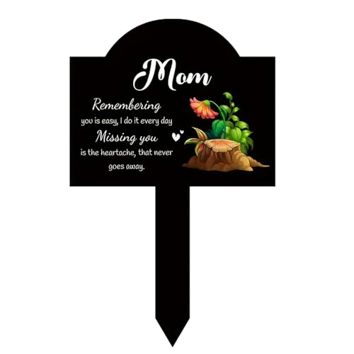 Vdaxvme Grabmarkierung für Friedhof, Mutter, Vater, Acryl, Ornamente für Außen- und Innenbereich, Gedenkstätte, Grabstein Vdaxvme Grabmarkierung für Friedhof, Mutter, Vater, Acryl, Ornamente für Außen- und Innenbereich, Gedenkstätte, Grabstein von Vdaxvme