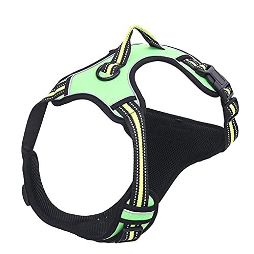 Vdaxvme Haustier Hund Welpe Geschirr Weste Einstellbar Atmungsaktiv Brusthalsband für Kleine Große Hunde von Vdaxvme