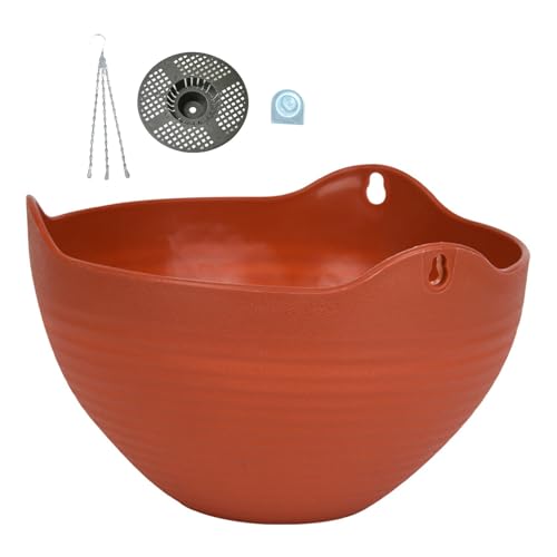 Vdaxvme Hydroponische Blumentöpfe Imitation Harz Weben Stanzen Hängende Wandblumenkorb Garten Pflanze Pflanzdekoration Plastik Topf Vdaxvme Hydroponische Blumentöpfe Imitation Harz Weben Stanzen Hängende Wandblumenkorb Garten Pflanze Pflanzdekoration Plastik Topf von Vdaxvme