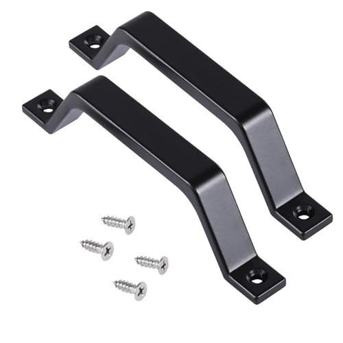 Vdaxvme Mehrzweck-Scheunentürgriffe, 15,4 cm, robuste Aluminiumlegierung, Hardware für Schuhschränke und Bücherregale, Scheunentürgriffe, 2 Stück Vdaxvme Mehrzweck-Scheunentürgriffe, 15,4 cm, robuste Aluminiumlegierung, Hardware für Schuhschränke und Bücherregale, Scheunentürgriffe, 2 Stück von Vdaxvme