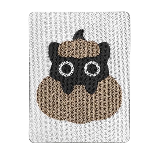 Vdaxvme Pad Cartoon Halloween Muster Mahjong Thema Kratzbaum Wellpapier Pad Indoor Play für Haustiere Vdaxvme Pad Cartoon Halloween Muster Mahjong Thema Kratzbaum Wellpapier Pad Indoor Play für Haustiere von Vdaxvme